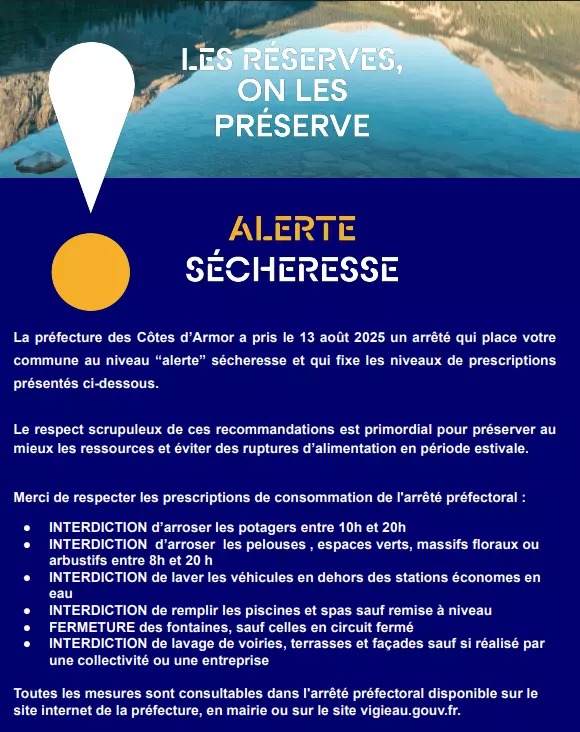 Alerte Sécheresse